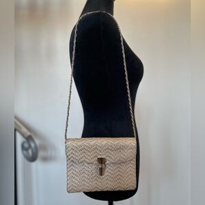 Rare vintage Gucci glamorous woven shoulder bag